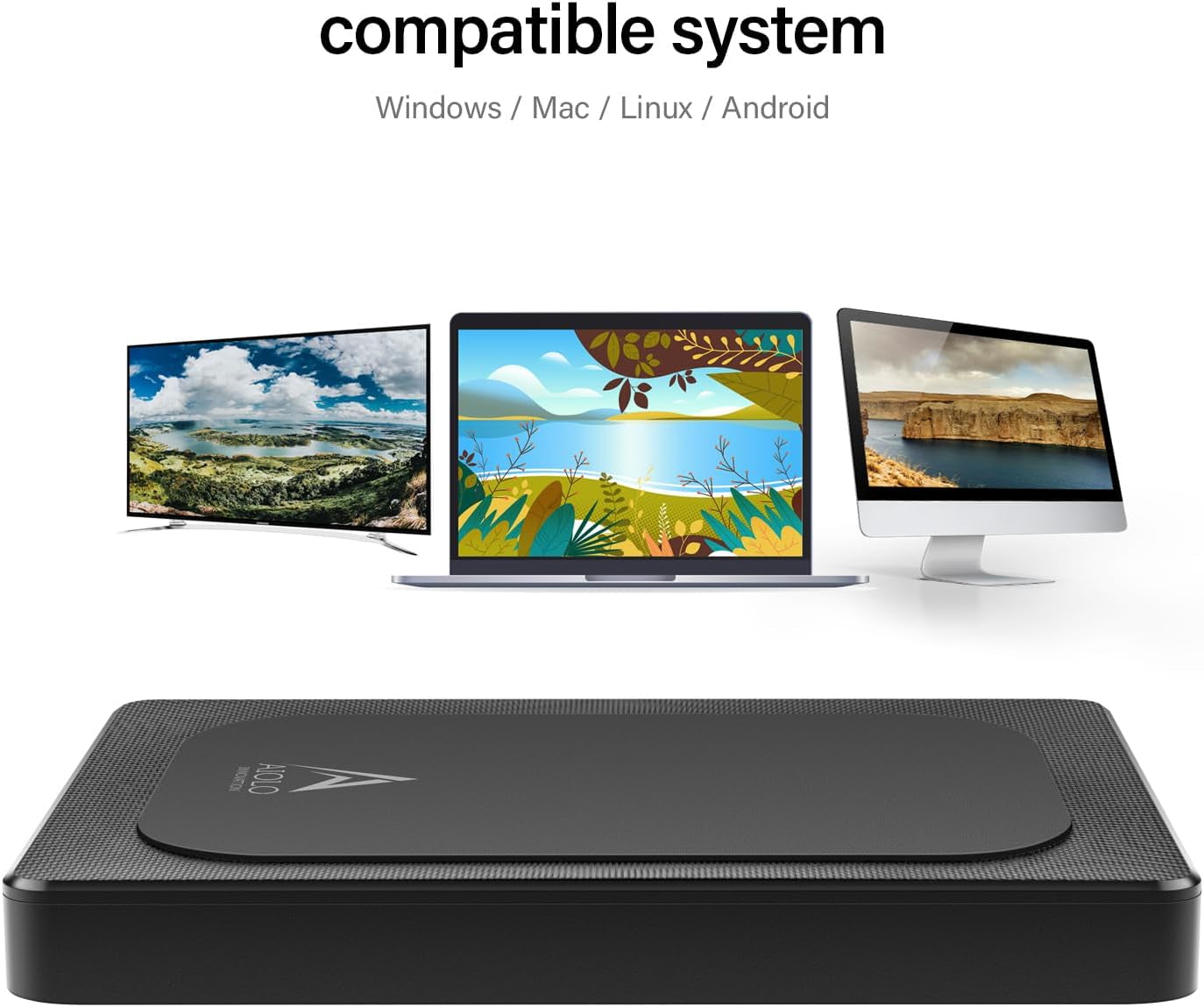 4TB External Hard Drive Ultra Slim Portable HDD-USB 3.0 for PC, Mac, Laptop, PS4, Xbox One,Xbox 360 Model A4
