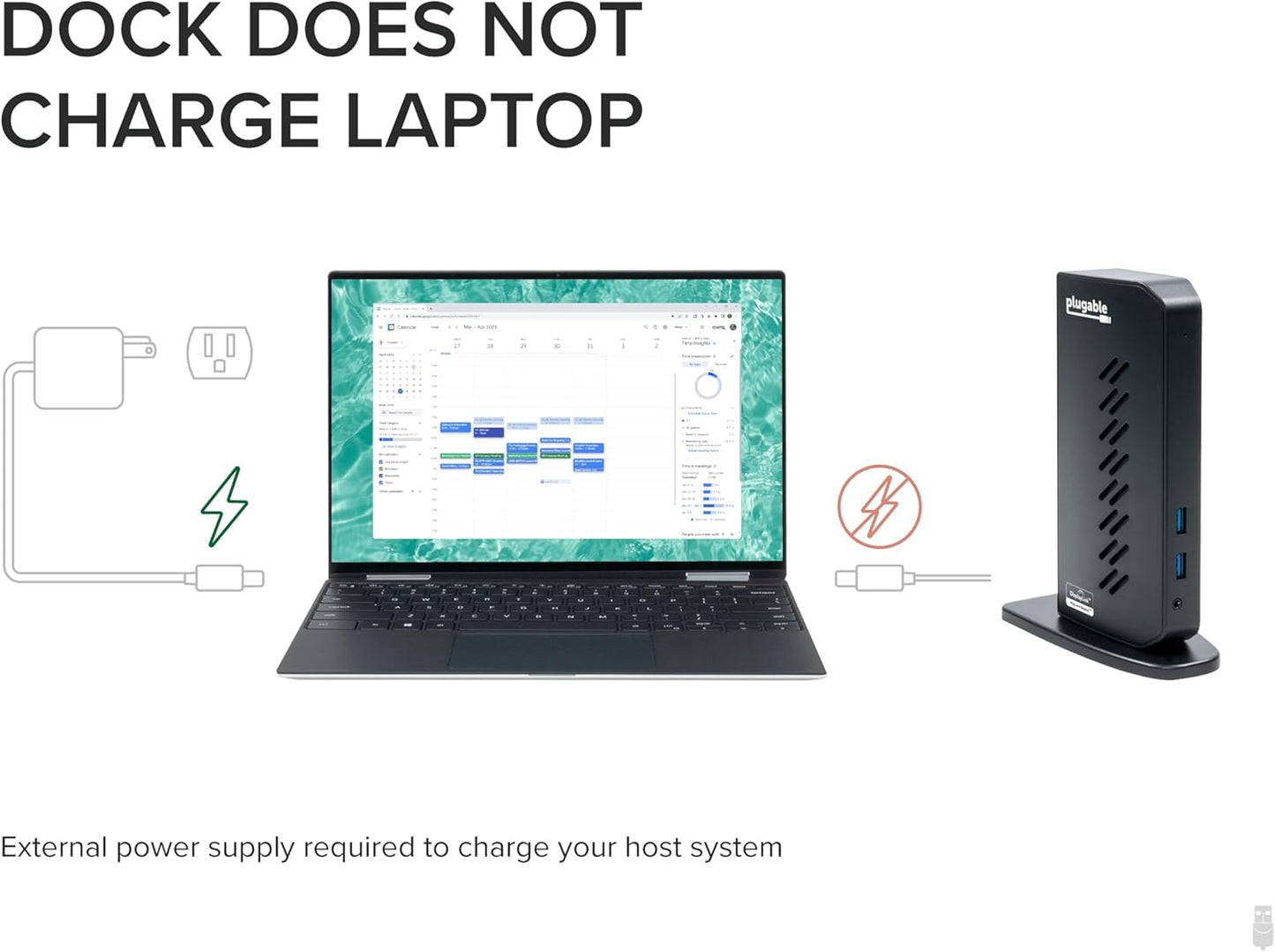 USB 3.0 and USB-C Universal Laptop Docking Station with 2 HDMI Ports for Windows, Mac, and Chromeos (Gigabit Ethernet, Audio)