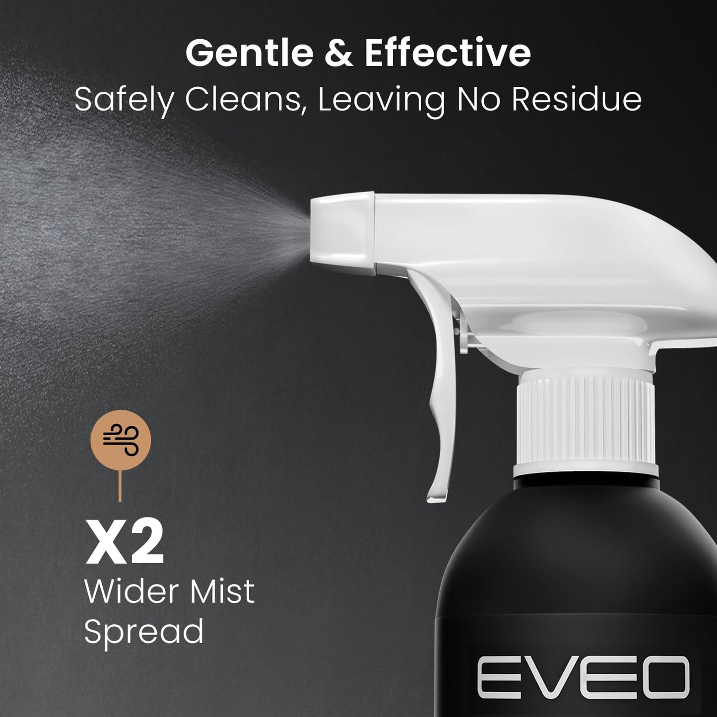 ® Screen Cleaner Spray Kit (Streak-Free) TV Screen Cleaner for Smart TV, LCD, LED, OLED | Computer Screen Cleaner Spray and Wipe Microfiber Cloth for TV, Monitor, Laptop, Ipad, Car & More - 1 Pack
