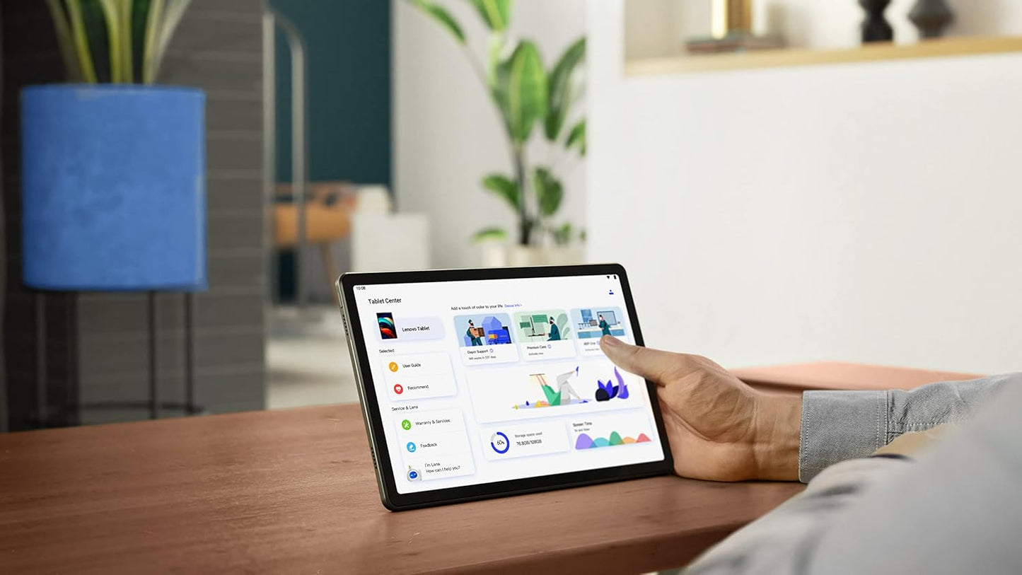 Tab M10 plus (3Rd Gen) - 2022 - Long Battery Life - 10" FHD - Front & Rear 8MP Camera - 4GB Memory - 64GB Storage - Android 12 or Later, Gray