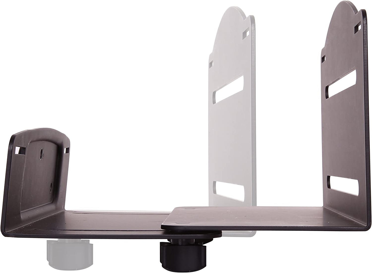 Wall Mount CPU Holder - Adjustable Width 4.8In to 8.3In - Metal - Computer Tower Mounting Bracket for Desktop PC (CPUWALLMNT)