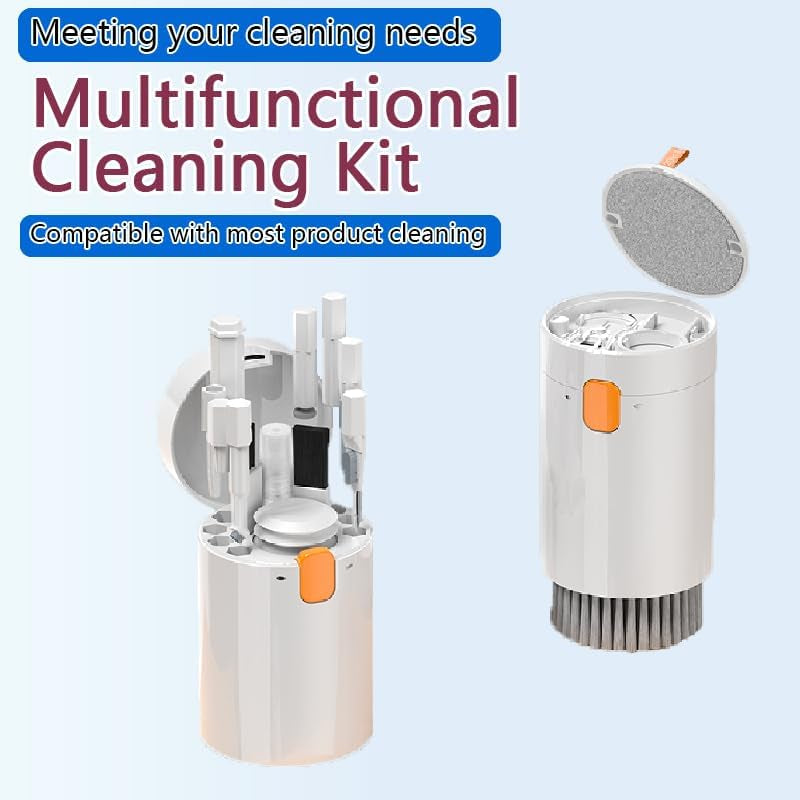 20 in 1 Multifunctional Cleaner Kit for Electronic Devices, Keyboard Cleaning Brush, Headphones Cleaner Kit for Airpods, Multi-Tool for Cleaning Laptop, Keyboard, Earbuds, Camera, Cellphones