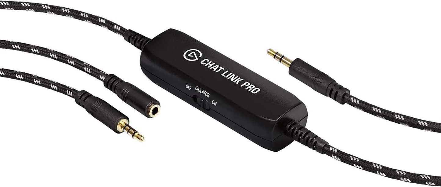 HD60 X External Capture Card & Chat Link Pro β Audio Adapter, for PS5, PS4, Nintendo Switch, Capture Voice Chat, Gameplay Sound, Extra Long Cable