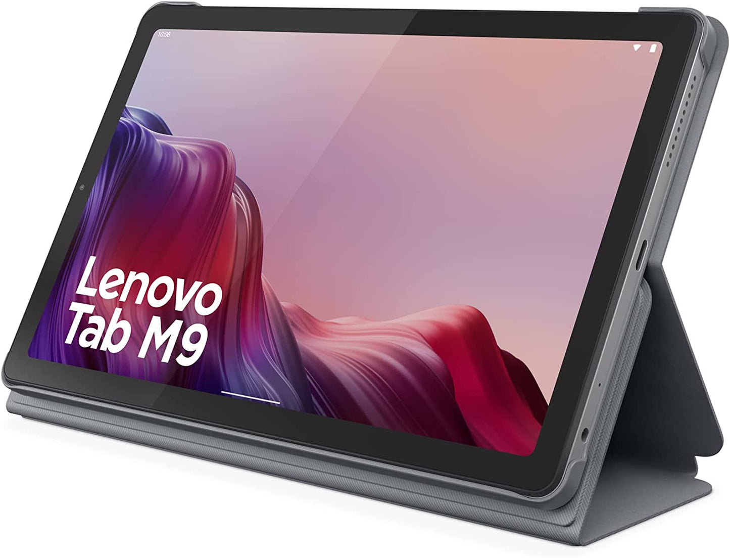 Tab M9-2023 - Tablet - Long Battery Life - 9" HD - Front 2MP & Rear 8MP Camera - 3GB Memory - 32GB Storage - Android 12 or Later - Folio Case Included,Gray