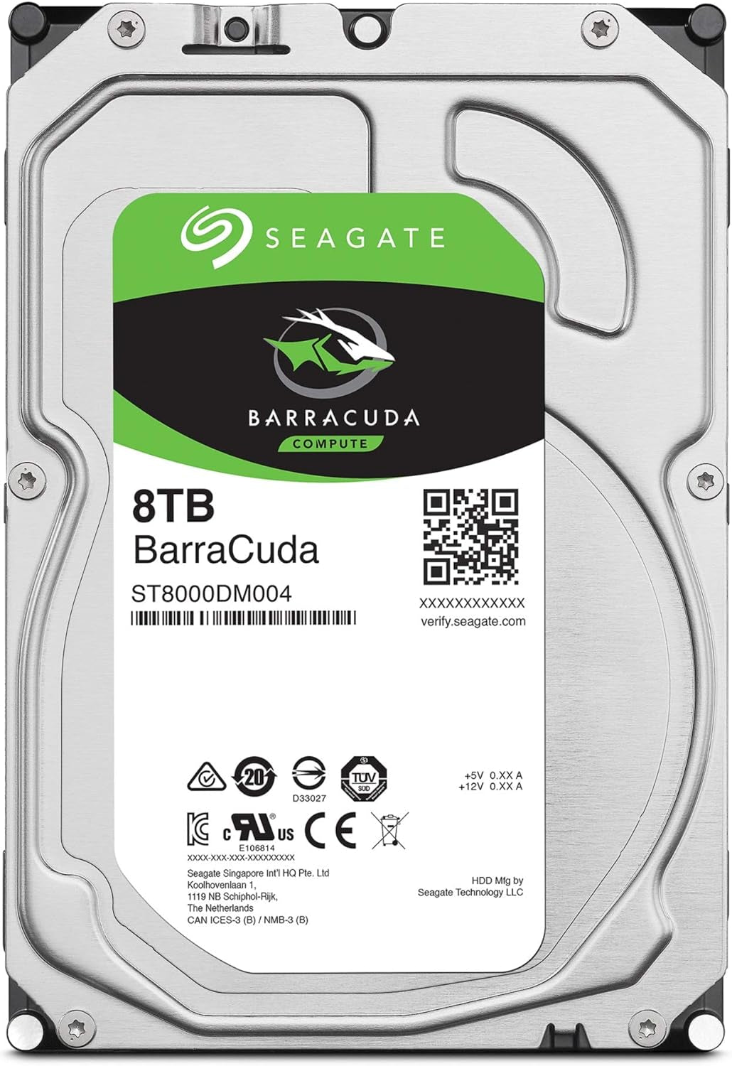 Barracuda 8TB Internal Hard Drive HDD β 3.5 Inch Sata 6 Gb/S 5400 RPM 256MB Cache for Computer Desktop PC (ST8000DMZ04/004)