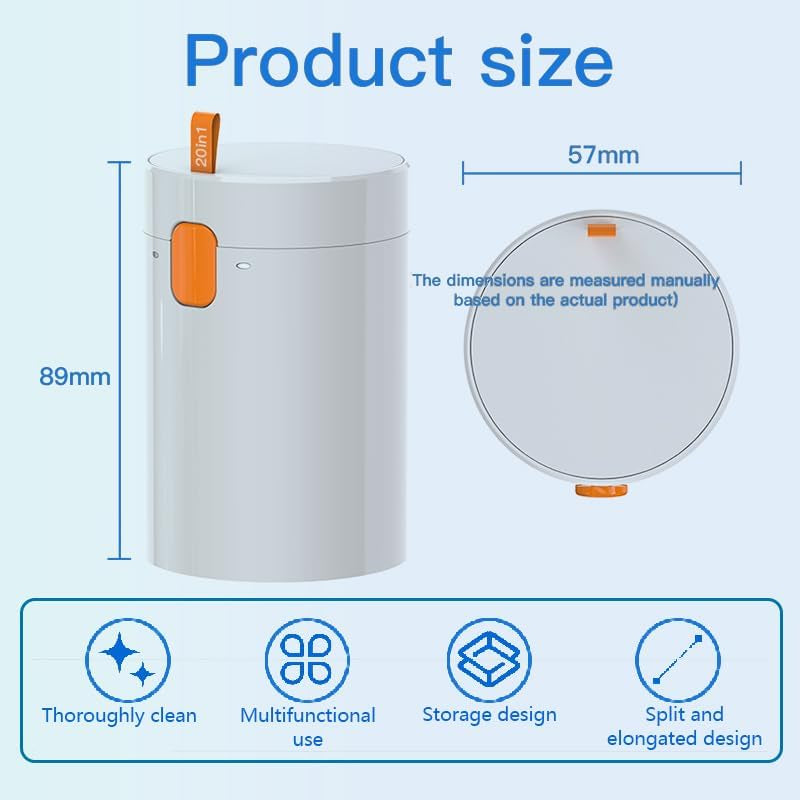 20 in 1 Multifunctional Cleaner Kit for Electronic Devices, Keyboard Cleaning Brush, Headphones Cleaner Kit for Airpods, Multi-Tool for Cleaning Laptop, Keyboard, Earbuds, Camera, Cellphones