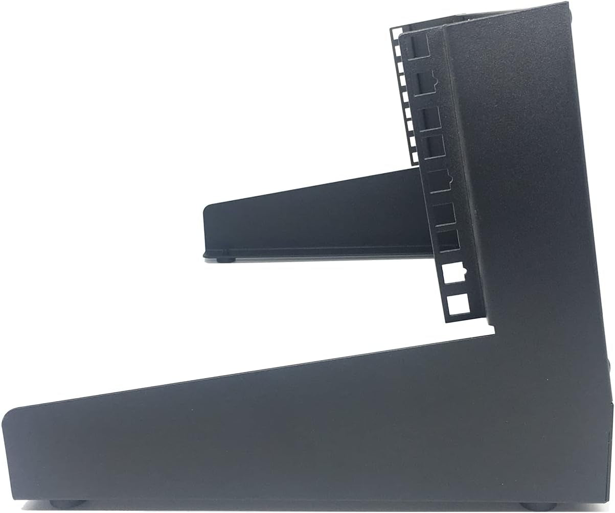 4U Desktop Network Rack 19 Inches Small Open Frame Rack 2 Post Free-Standing Tabletop Rack for Server, Patch Panel, Data, AV, It,Studio or Networking Equipments (4U)