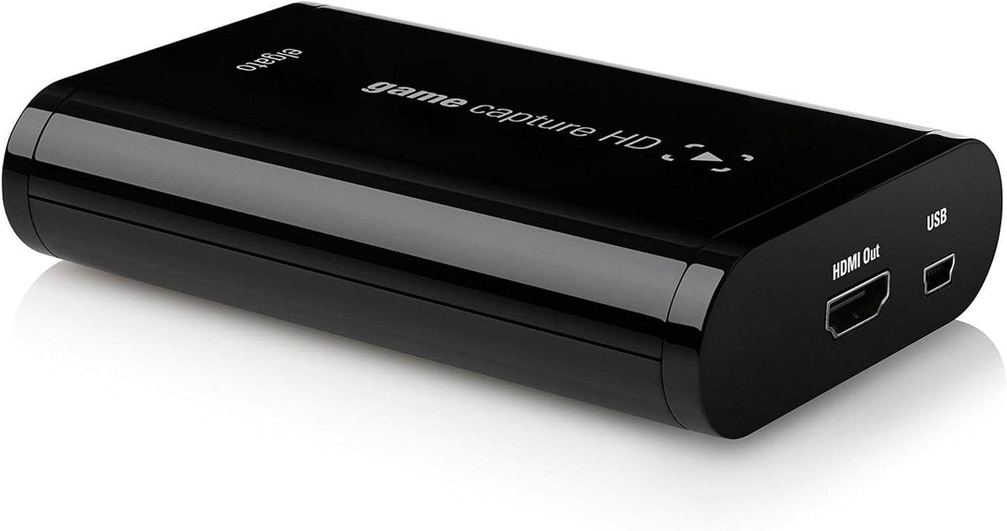 Game Capture HD - Xbox and Playstation High Definition Game Recorder for Mac and PC, Full HD 1080P