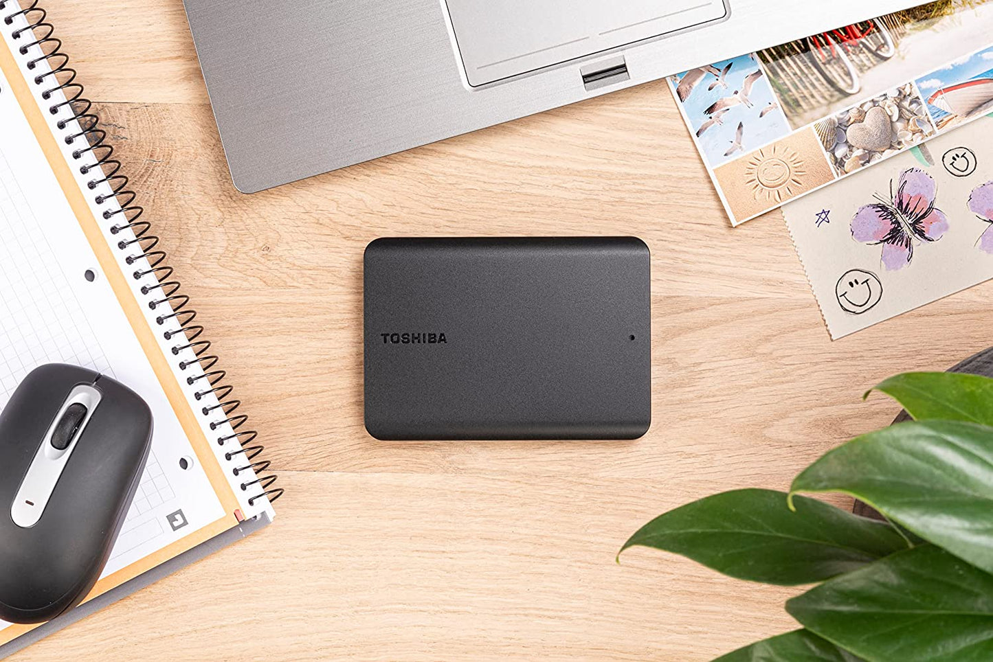 Canvio Basics 4TB Portable External Hard Drive USB 3.0, Black - HDTB540XK3CA