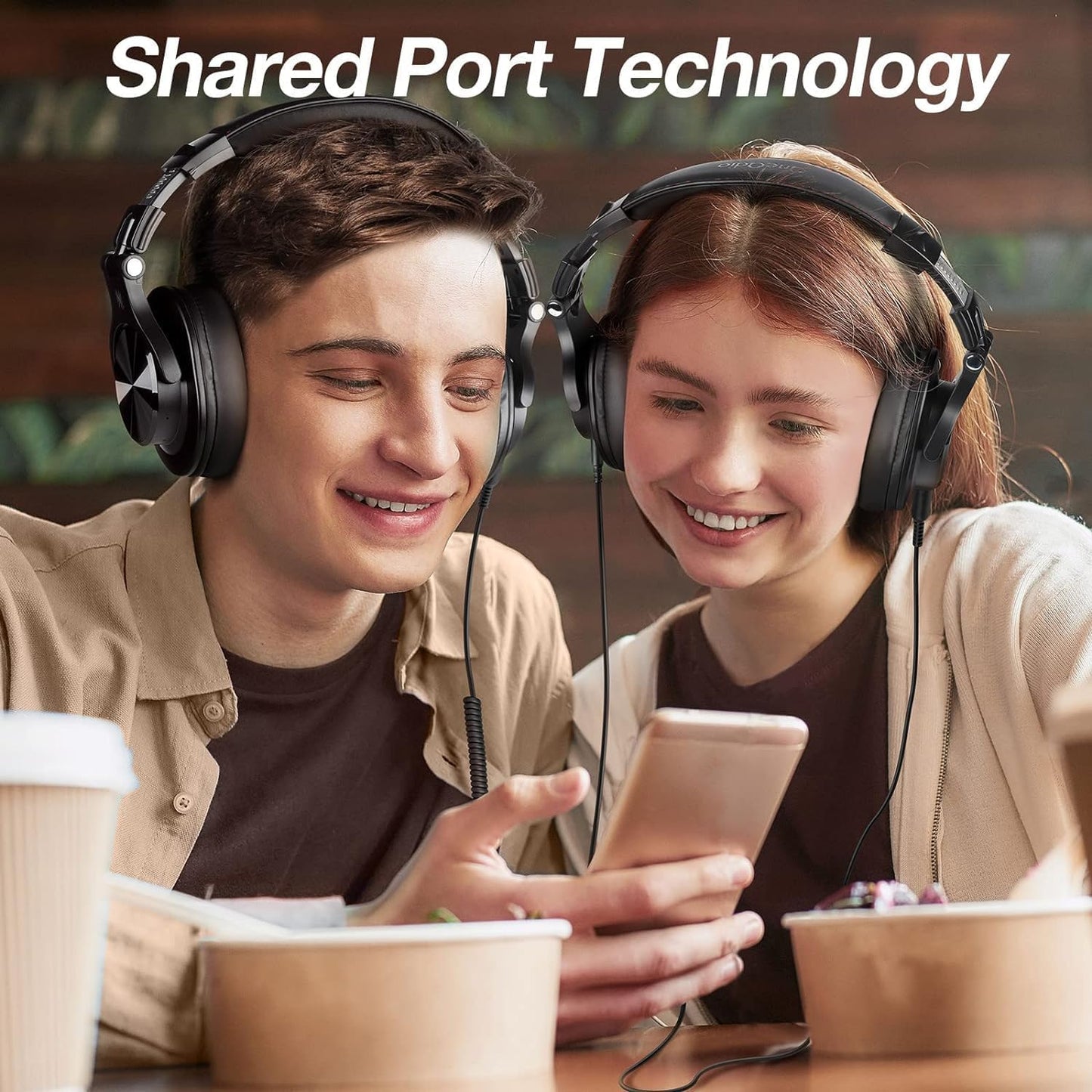 A70 Bluetooth over Ear Headphones, Wireless Headphones with 72H Playtime, Hi-Res, 3.5Mm/6.35Mm Wired Audio Jack for Studio Monitor & Mixing DJ Guitar AMP, Computer Laptop PC Tablet - Black