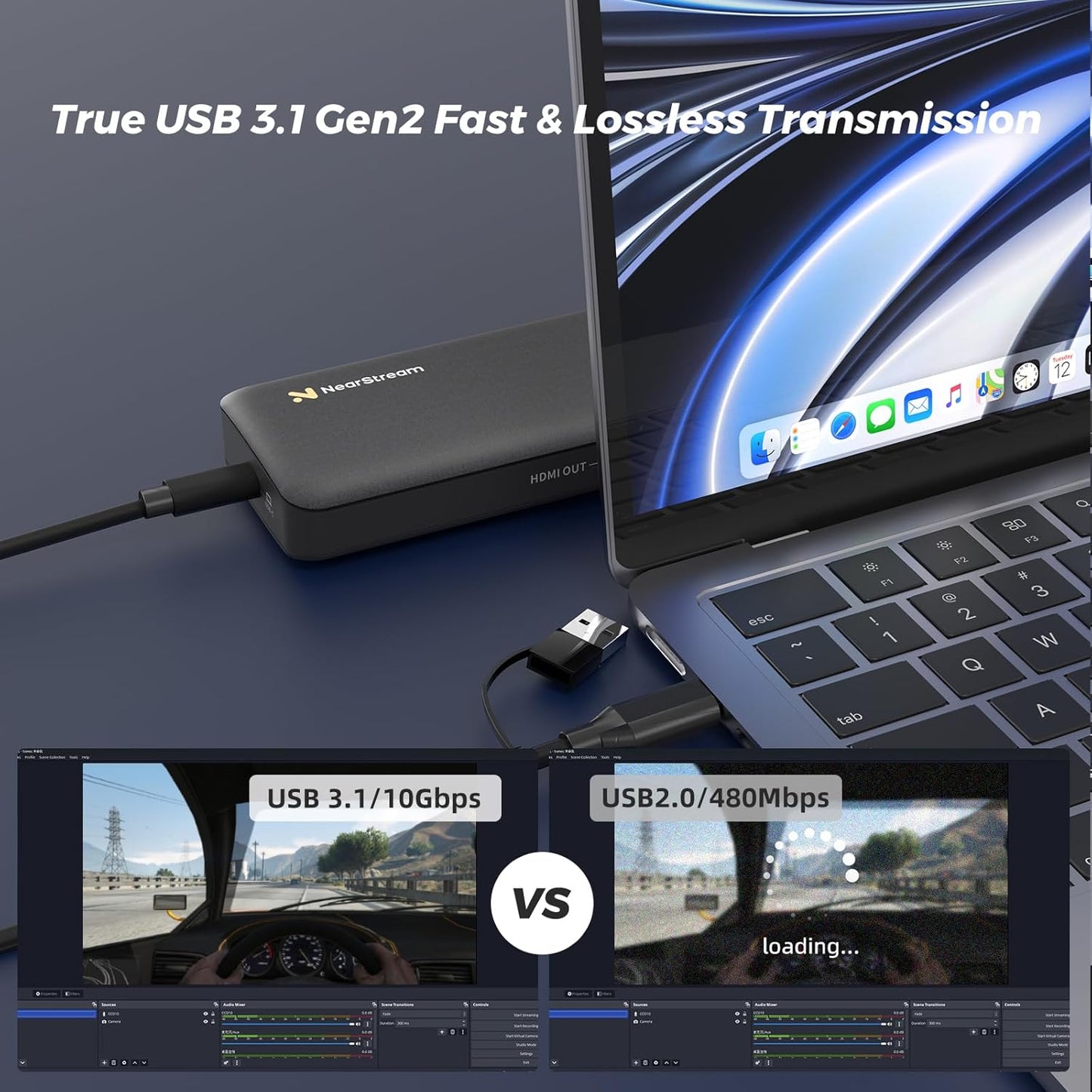 CCD30 USB 3.1 Video Capture Card for Streaming or Recording in 4K60FPS HDR10 or 1080P60FPS HDR10 with Ultra-Low Latency, Compatible with Xbox Series X/S, Xbox One, PS5, Ps4/Pro, Pc/Mac