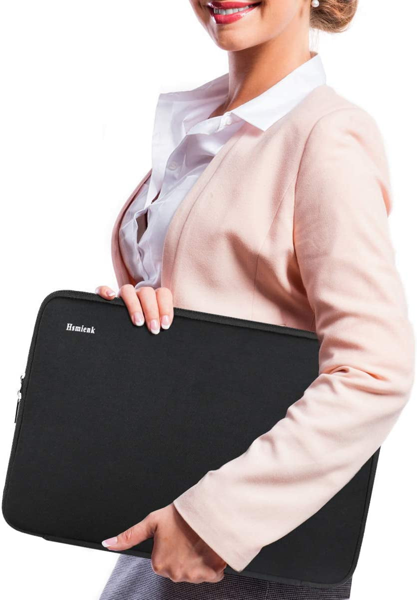 Laptop Sleeve, 15.6 Inch, Durable Shockproof Protective Cover, Compatible with HP, ASUS, Lenovo, Acer, Notebook, Computer, Black