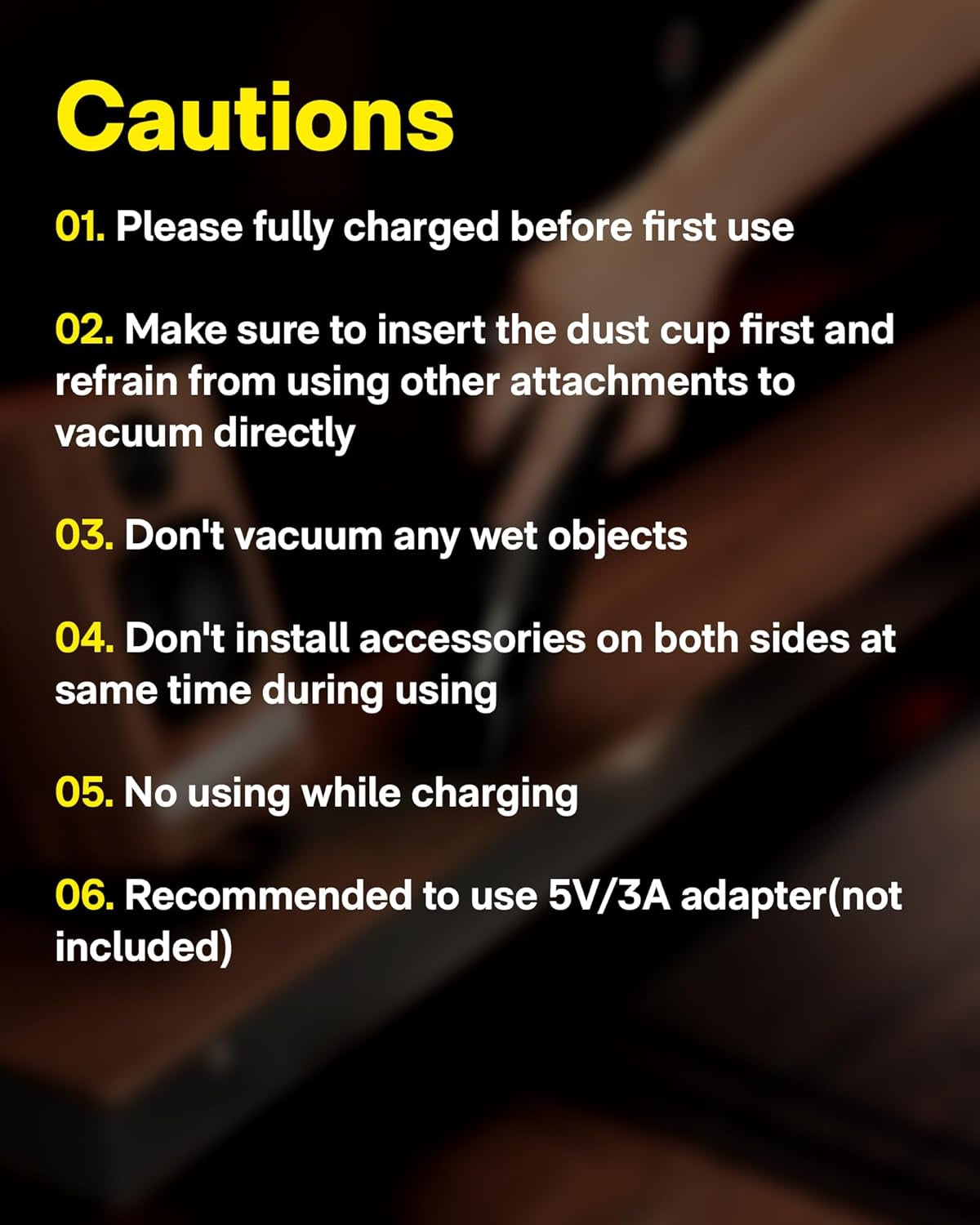 Handheld Vacuum Cleaner Cordless, Desk Vacuum Cleaner Compressed Electric Air Duster 15000Pa Suction, 4-In-1 Portable Vortex Vacuum Dust Buster Air Blower for Computer, Keyboard