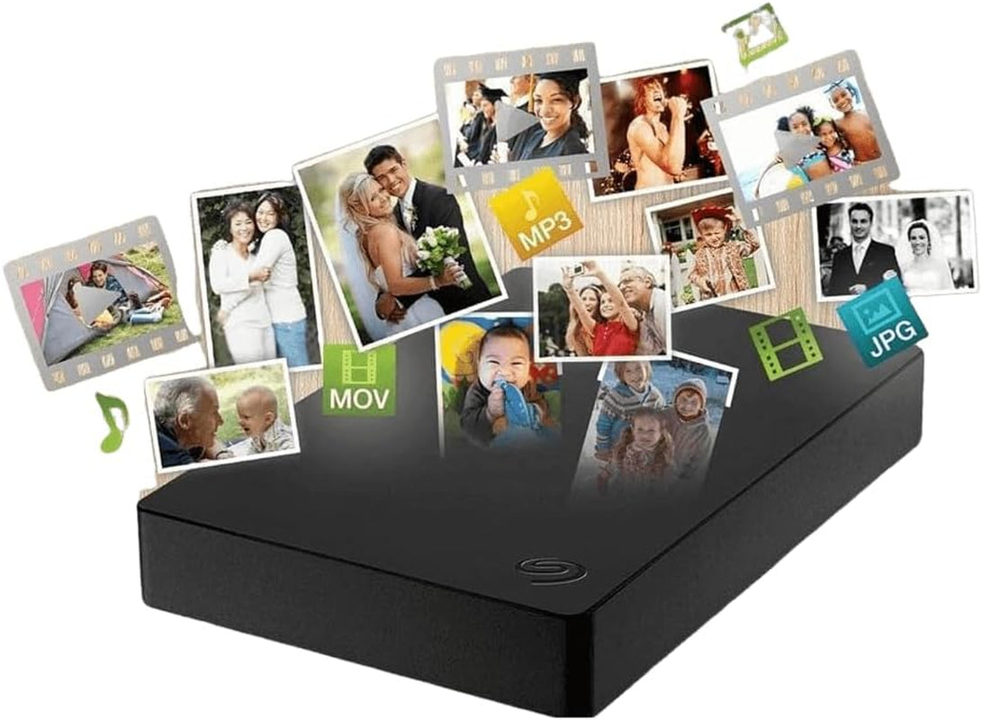 Portable 2TB External Hard Drive HDD β USB 3.0 for PC, Mac, Playstation, & Xbox -1-Year Rescue Service (STGX2000400)