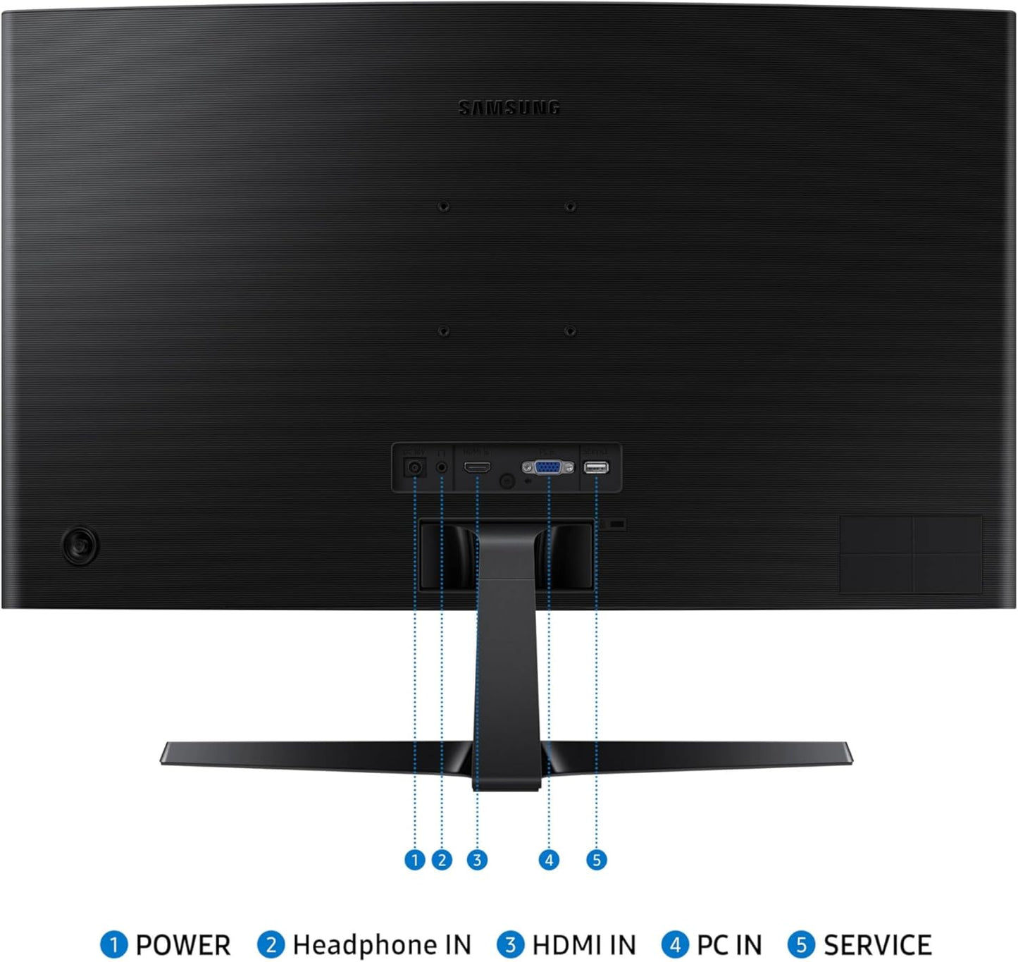 27" Essential S3 (S36GD) Series FHD 1800R Curved Computer Monitor, 100Hz, Game Mode, Advanced Eye Comfort, HDMI and D-Sub Ports, LS27D366GANXZA, 2024