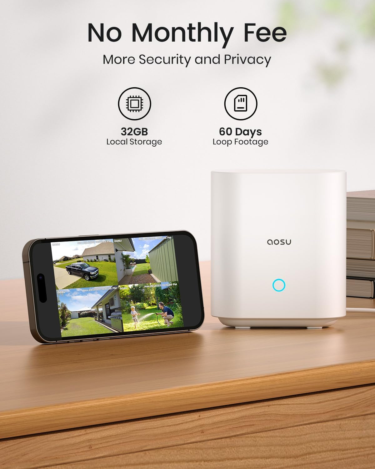 3K/5MP Solar Security Cameras Outdoor Wireless, Ultra HD Video Home Security System 4-Cam Kit with 166Β° Ultra Wide Angle, Cam-To-Cam Sync, Color Night Vision, Spotlight & Siren, No Monthly Fees