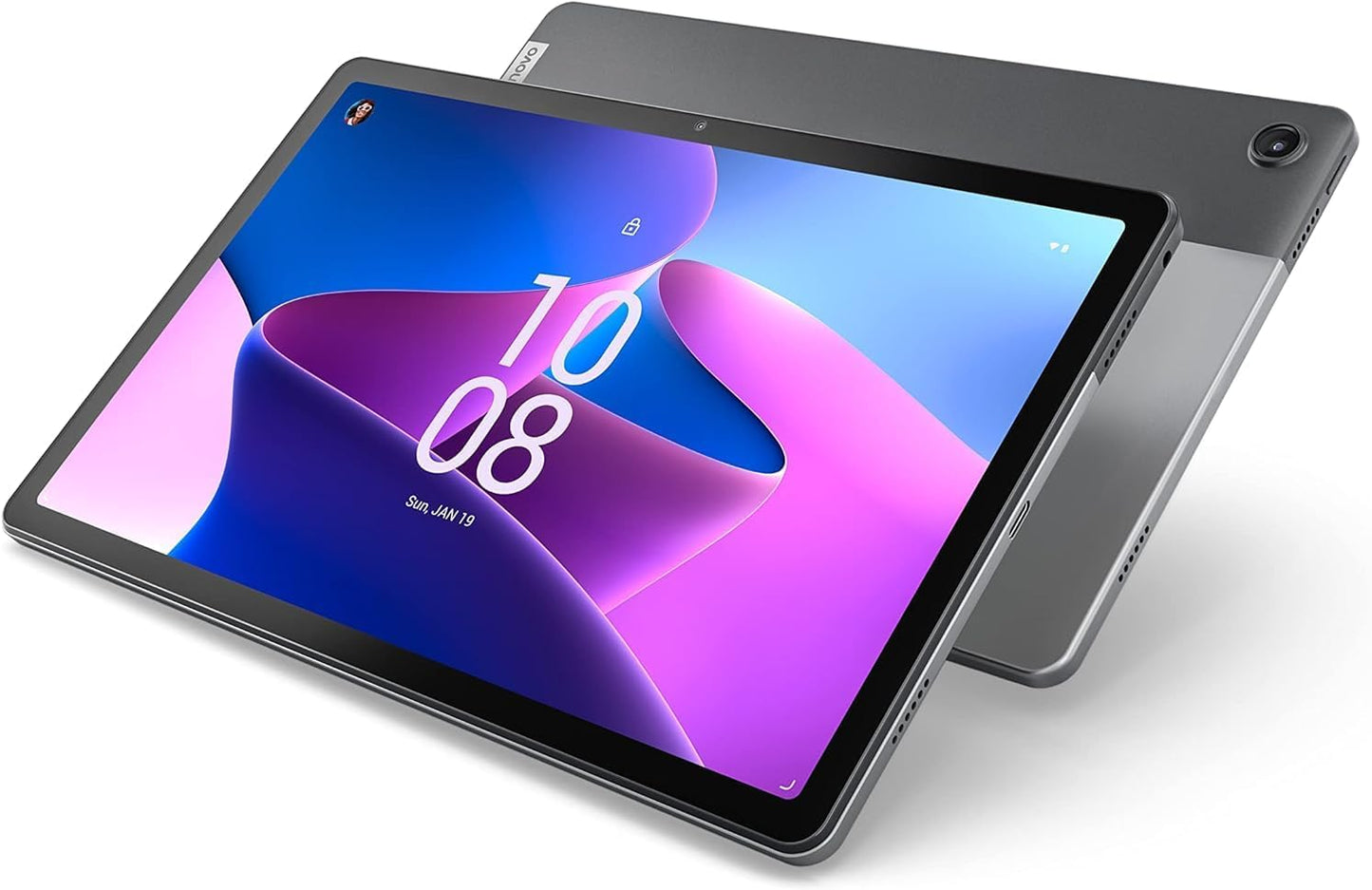Tab M10 plus (3Rd Gen) - 2022 - Long Battery Life - 10" FHD - Front & Rear 8MP Camera - 4GB Memory - 64GB Storage - Android 12 or Later, Gray