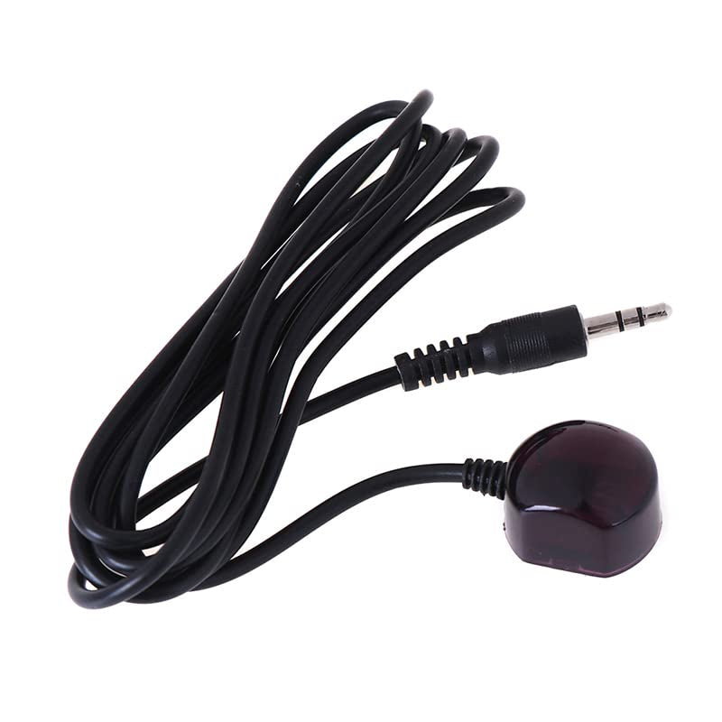 IR Receiver Cable 10FT Infrared Remote Control Extender Repeater Cable with 3.5Mm Jack Plug IR Emitter for Spectrum Motorola Arris Xfinity Comcast Verizon Fios Other STB - Set Top Boxes, 2-Pack