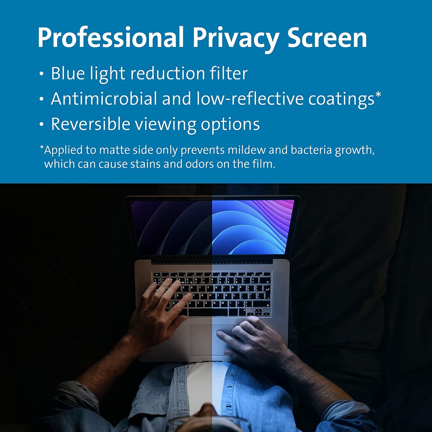 Magproβ’ Magnetic Laptop Privacy Screen 15.6 Inch, Removable 16:9 Laptop Privacy Filter Shield, Anti-Glare, Blue Ray Reduction, Compatible with Hp/Dell/Acer/Asus/Lenovo (K58353WW)