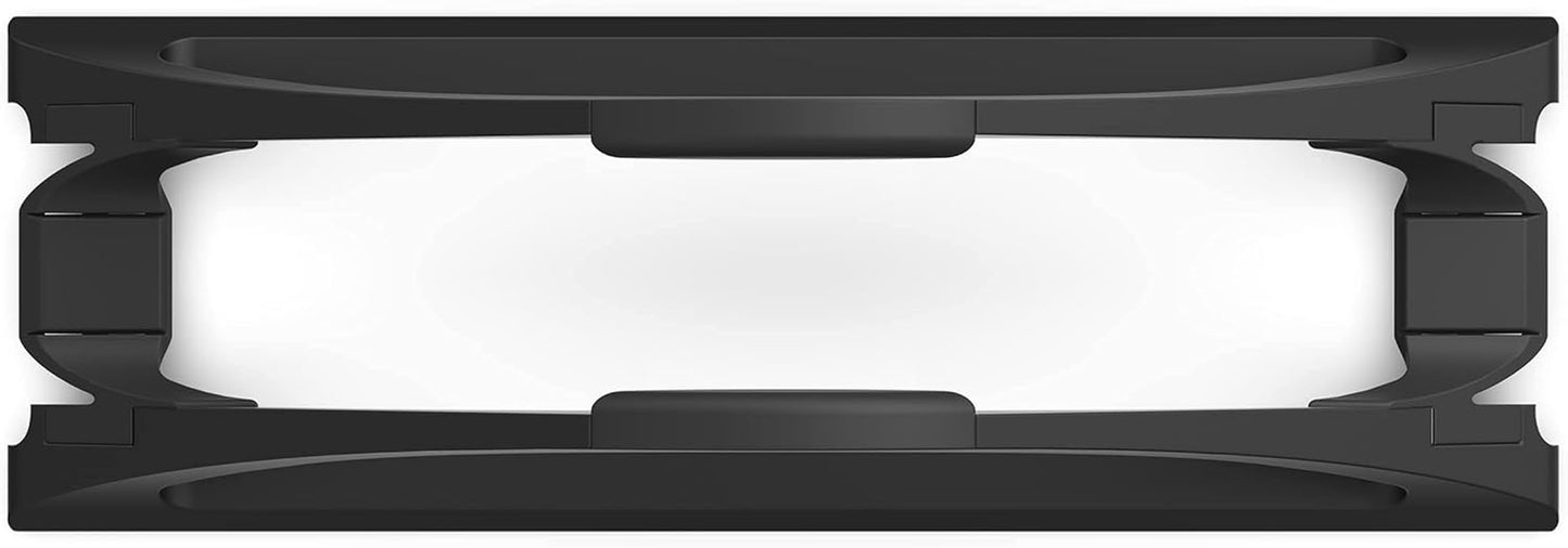 Vertical Laptop Stand for Desks in Matte Black, Upright Adjustable Holder to Dock Apple Macbook, Macbook Pro, and Other Laptops to Organize Work & Home Office, Automatic Grip