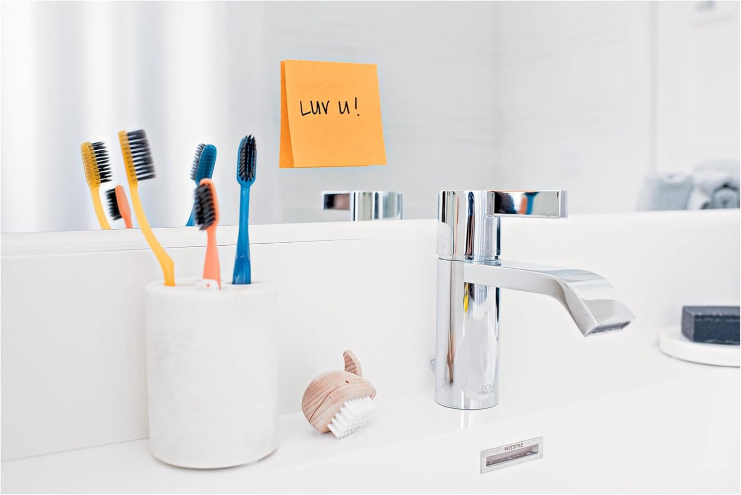 Super Sticky Notes, 24 Sticky Note Pads, 3 X 3 In., School Supplies, Office Products, Sticky Notes for Vertical Surfaces, Monitors, Walls and Windows, Energy Boost Collection