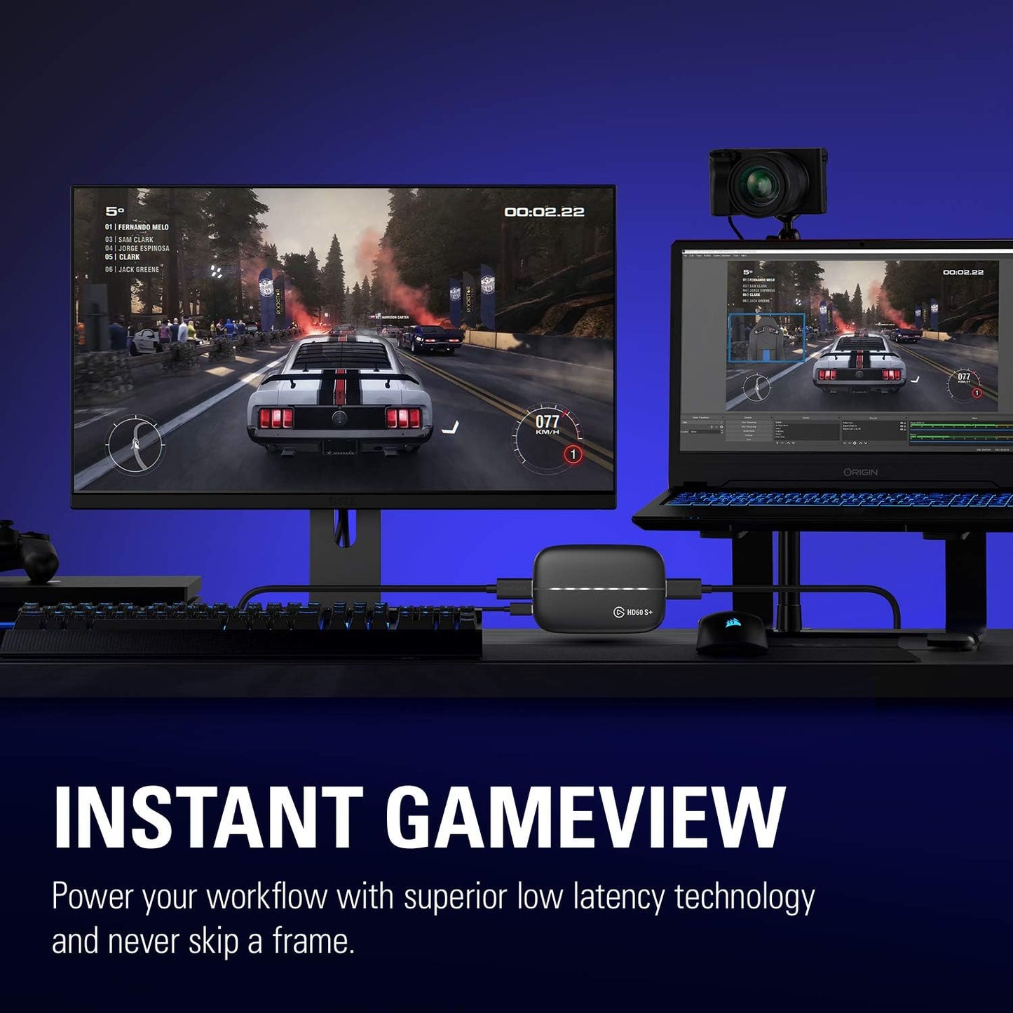 HD60 S+, External Capture Card, Stream and Record in 1080P60 HDR10 or 4K60 HDR10 with Ultra-Low Latency on PS5, Ps4/Pro, Xbox Series X/S, Xbox One X/S, in OBS and More, Works with PC and Mac