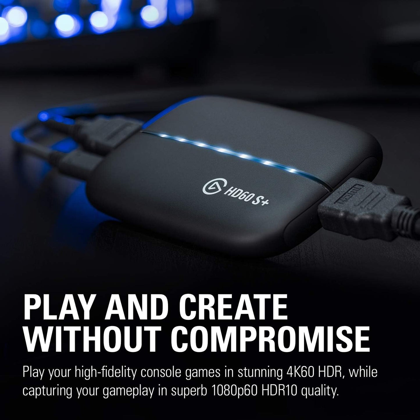 HD60 S+, External Capture Card, Stream and Record in 1080P60 HDR10 or 4K60 HDR10 with Ultra-Low Latency on PS5, Ps4/Pro, Xbox Series X/S, Xbox One X/S, in OBS and More, Works with PC and Mac