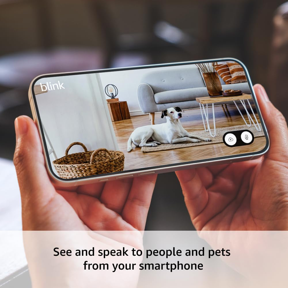 Mini 2 (Newest Model) — Home Security & Pet Camera(S) with HD Video, Color Night View, Motion Detection, Two-Way Audio, and Built-In Spotlight — 1 Camera (Black)