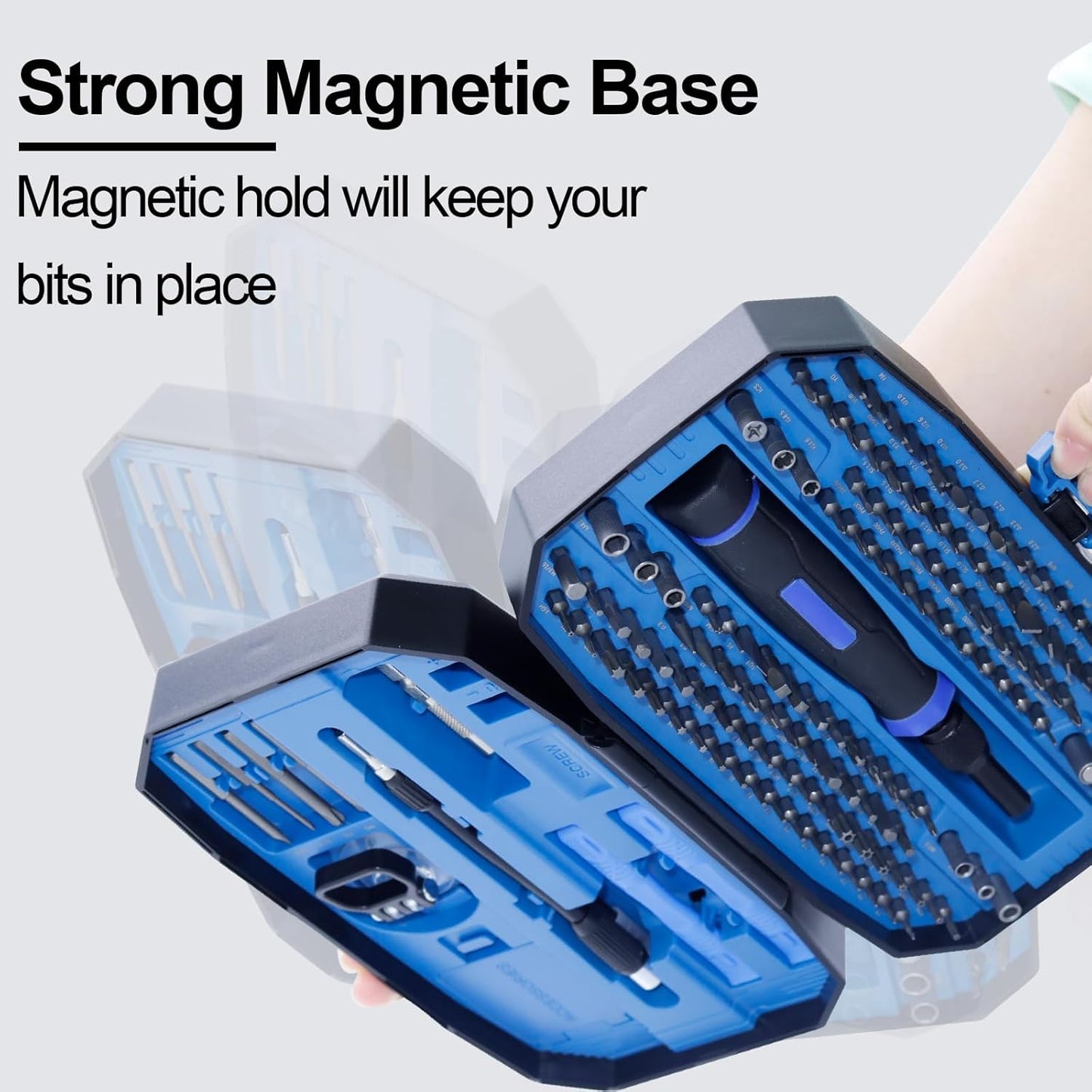 Precision Screwdriver Set, 152 in 1 Small Magnetic Screwdriver Set with Case, Electronic Repair Tool Kit for Computer, Laptop, Iphone, Macbook, PC,PS4/PS5, Xbox Controller, Jewelers, Glasses