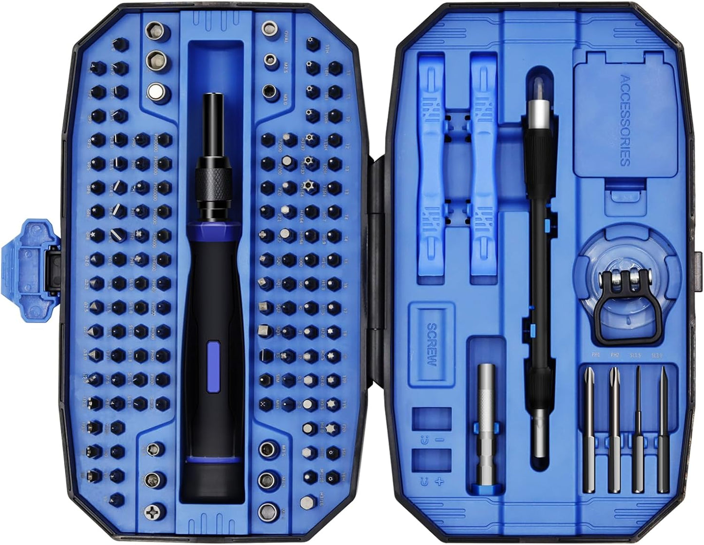 Precision Screwdriver Set, 152 in 1 Small Magnetic Screwdriver Set with Case, Electronic Repair Tool Kit for Computer, Laptop, Iphone, Macbook, PC,PS4/PS5, Xbox Controller, Jewelers, Glasses