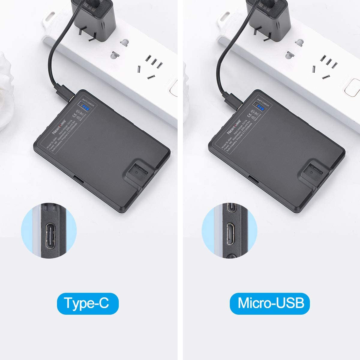 60 LED High Power Rechargeable Clip Fill Video Conference Light with Front & Back Clip, Adjusted 3 Light Modes for Phone, Iphone, Android, Ipad, Laptop, for Makeup, Tiktok, Selfie, Vlog