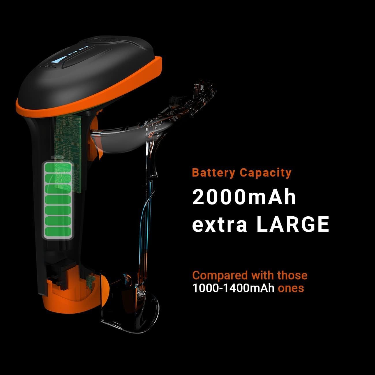 Barcode Scanner Wireless 1D Laser Cordless Barcode Reader with Battery Level Indicator, Versatile 2 in 1 2.4Ghz Wireless and USB 2.0 Wired