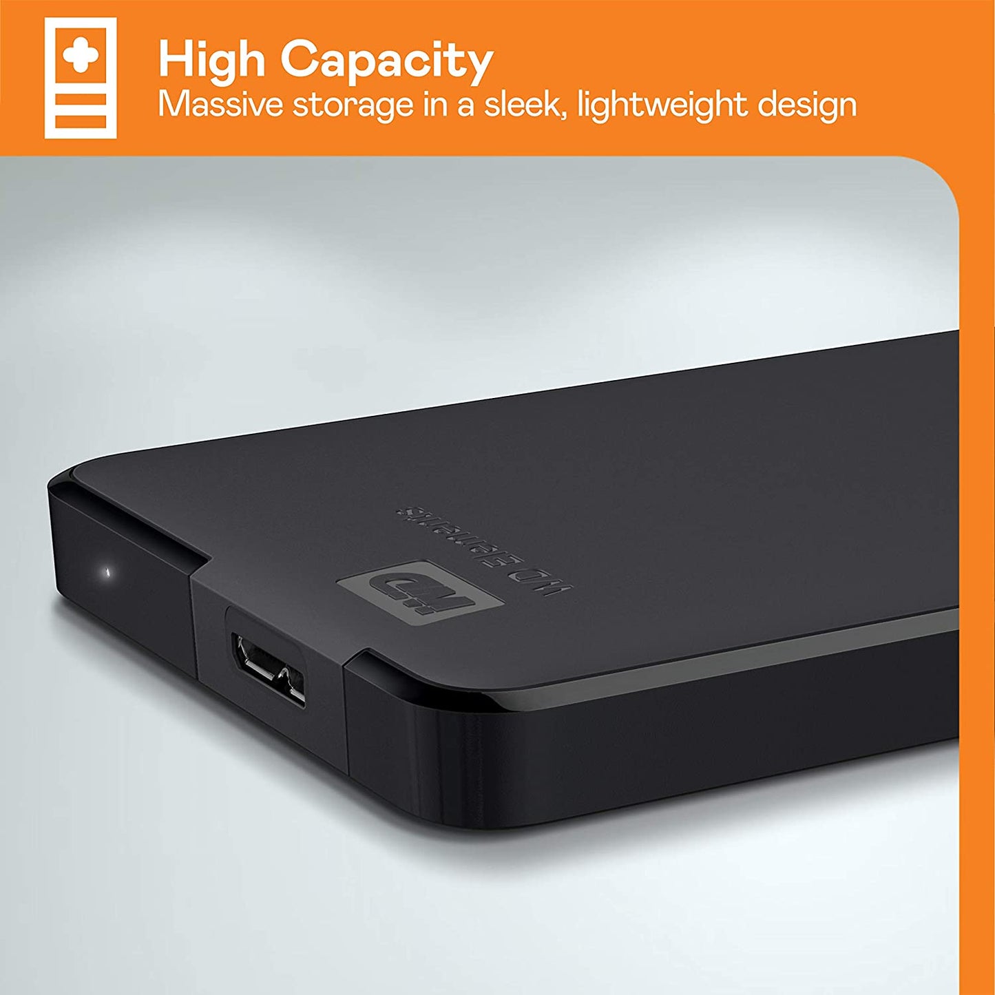 5TB Elements Portable External Hard Drive for Windows, USB 3.2 Gen 1/USB 3.0 for PC & Mac, Plug and Play Ready - BU6Y0050BBK-WESN