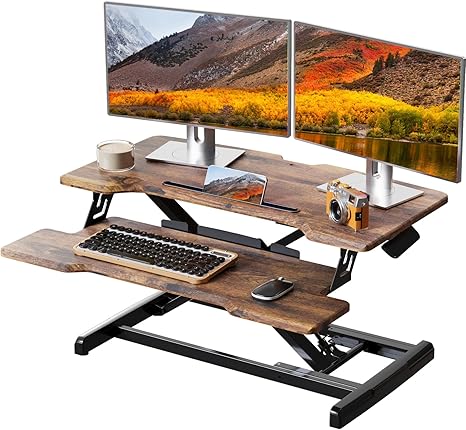 Standing Desk Converter Adjustable Sit Stand Desk Riser