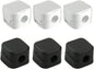 Cable Clips,Cord Organizer,Magnetic Cable Clips,Cord Holder for Charging Cords, Wire Management for Home Office Desk,Phone,Car,Wall,Desktop (Black+White, 6Pcs)