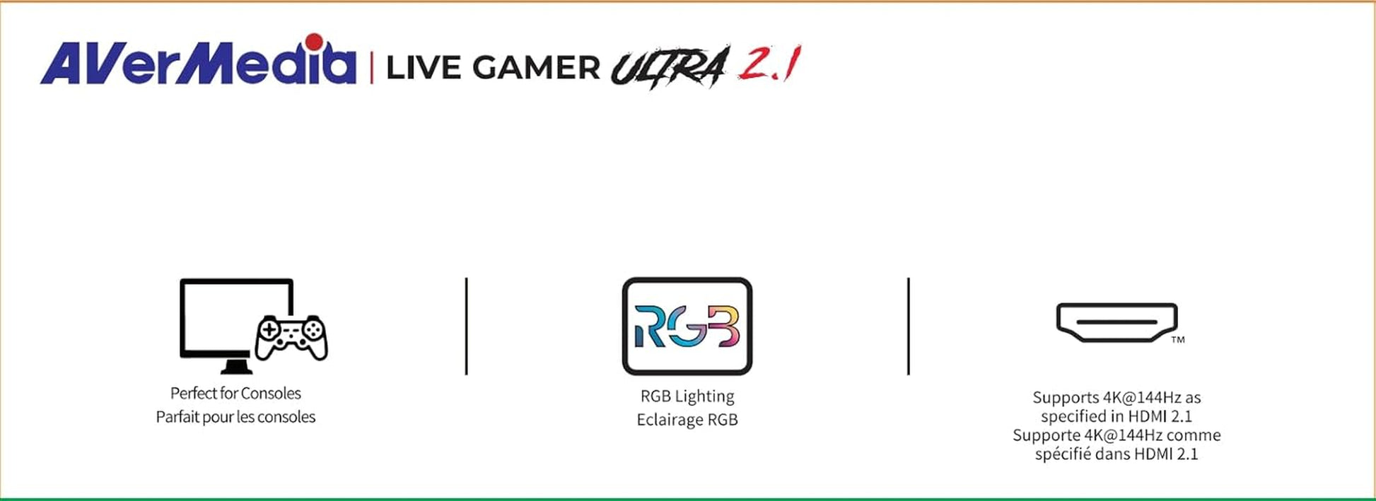 4K60 Capture Card with HDMI 2.1, Low Latency, 4K144/4K120 Passthrough, Game Capture Device for PS5, PS5 Pro, Xbox, Switch, Streaming on Twitch, OBS on Mac & PC, GC553G2 Live Gamer Ultra 2.1