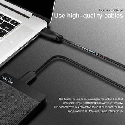 500GB 2.5" Ultra Slim Portable External Hard Drive HDD-USB 3.0 for PC, Mac, Laptop, PS4, Xbox One,Xbox 360-Hd-2510(Black)