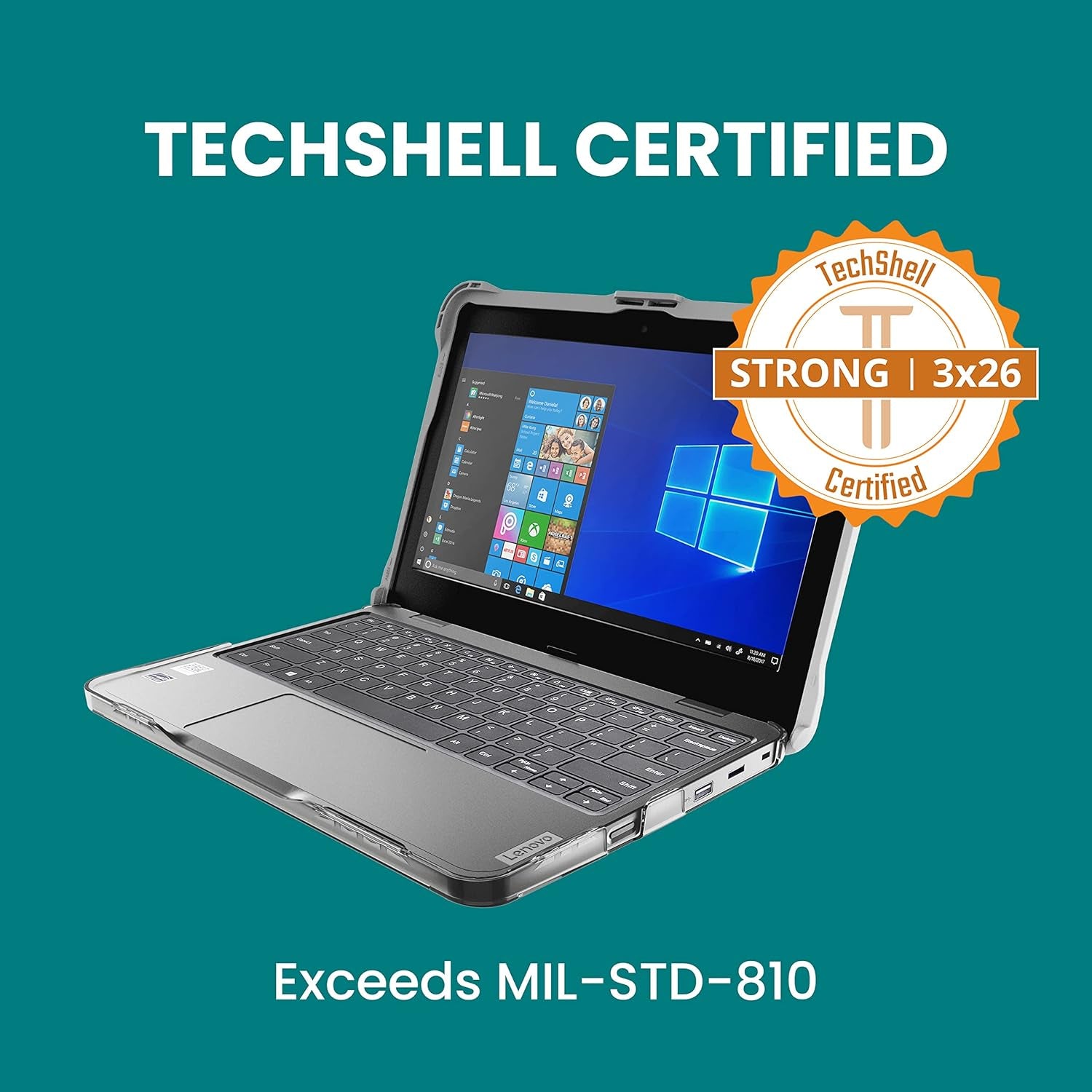 EXO Hard Shell Laptop Case ONLY Fits Dell 3110/3100 11 Inch Chromebook Clamshell- Protective Cover for Kids Devices in School and at Home, Office or Personal Use-Gray.
