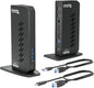 USB 3.0 and USB-C Universal Laptop Docking Station with 2 HDMI Ports for Windows, Mac, and Chromeos (Gigabit Ethernet, Audio)