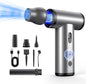 Compressed Air Duster, 300000RPM Air Blaster Electric Cleaner for Keyboard, PC Deep Cleaning, Component,Air Bed,Infinitely Speed Replace Compressed Air Can-No Canned Air Duster,Rechargeable Air Blower
