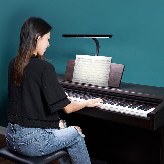 Piano Lights for Digital Piano and Grand Piano Professional Led Clip Lamp Piano Lamps for Sheet Music Eye-Care 5 Levels Color Temperatures 5 Levels Dimming