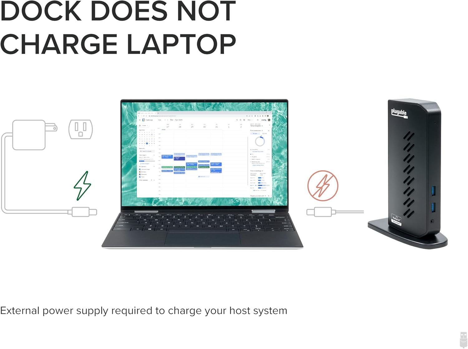 USB 3.0 and USB-C Universal Laptop Docking Station with 2 HDMI Ports for Windows, Mac, and Chromeos (Gigabit Ethernet, Audio)
