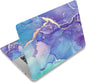 Laptop Stickers Decal,12 13 14 15 15.6 Inches Netbook Laptop Skin Sticker Reusable Protector Cover Case for Toshiba Hp Samsung Dell Apple Acer Leonovo Sony Asus Laptop Notebook (Purple Marble)