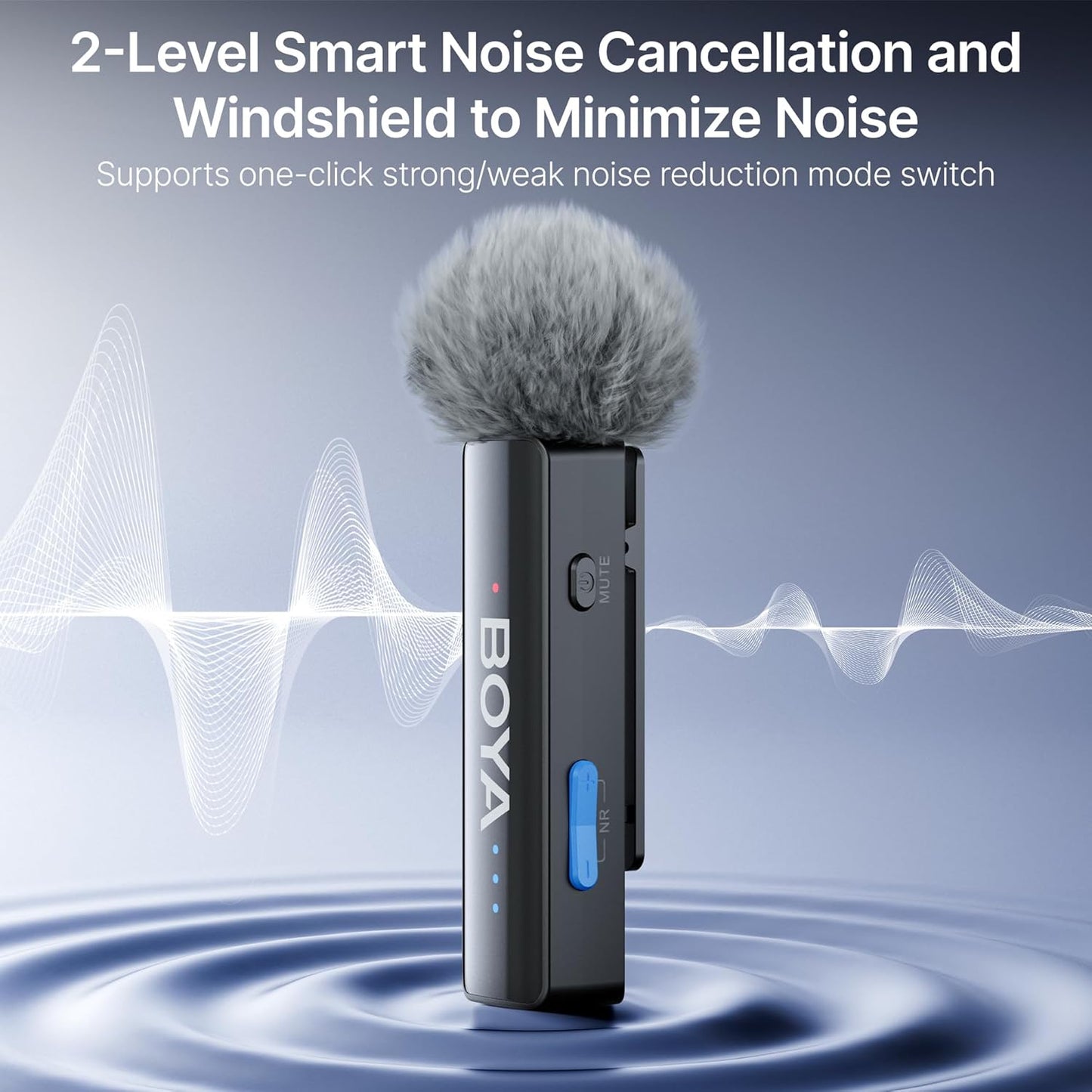 LINK 2 Wireless Lavalier Microphone for Iphone Camera Android, Mini Lapel Micophone Wireless, 48 Khz 24 Bit, 6Mm Mic, 1000Ft, 30H Use, Noise Cancelling, Clip on Mic Usb-C/Lightning/3.5Mm TRS