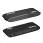 Universal Laptop Docking Station, 4K Dual Monitor, Displayport or HDMI, Windows Mac or Chromeos Laptops, USB-C or USB 3.0, Adds 2 Displays, Ethernet, Audio, 6 USB Ports