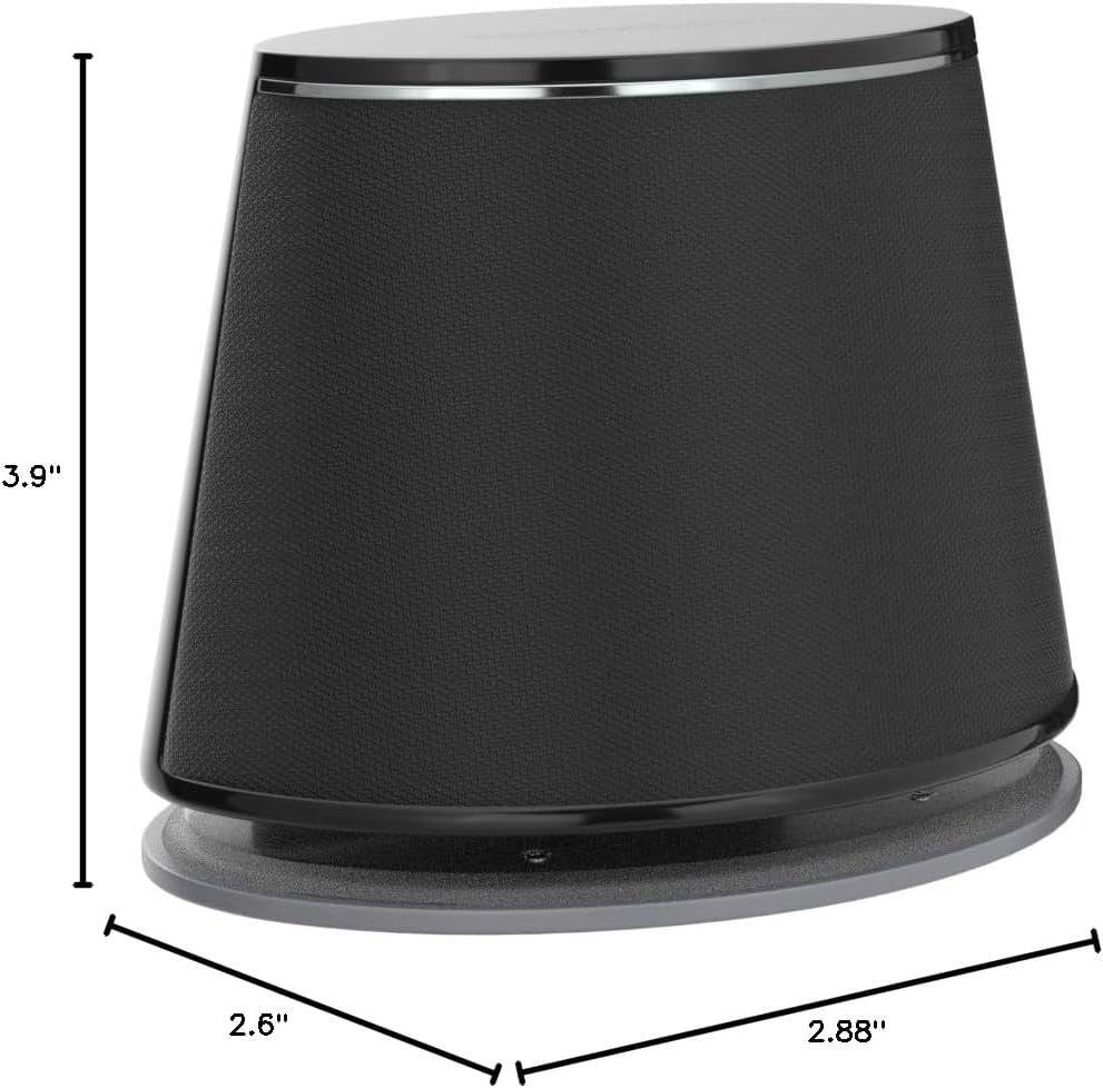 Stereo 2.0 Speakers for PC or Laptop, 3.5Mm Aux Input, Usb-Powered, 1 Pair, Black