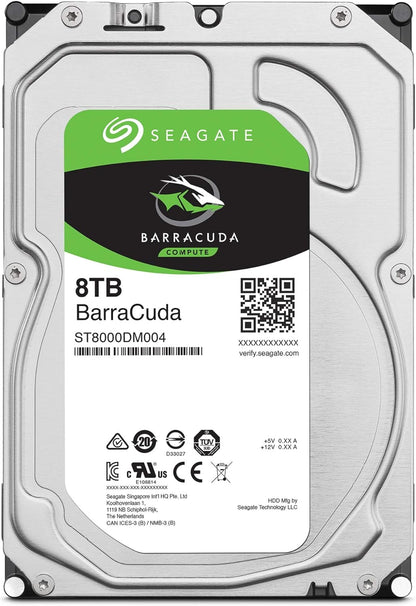 Barracuda 8TB Internal Hard Drive HDD – 3.5 Inch Sata 6 Gb/S 5400 RPM 256MB Cache for Computer Desktop PC (ST8000DMZ04/004)