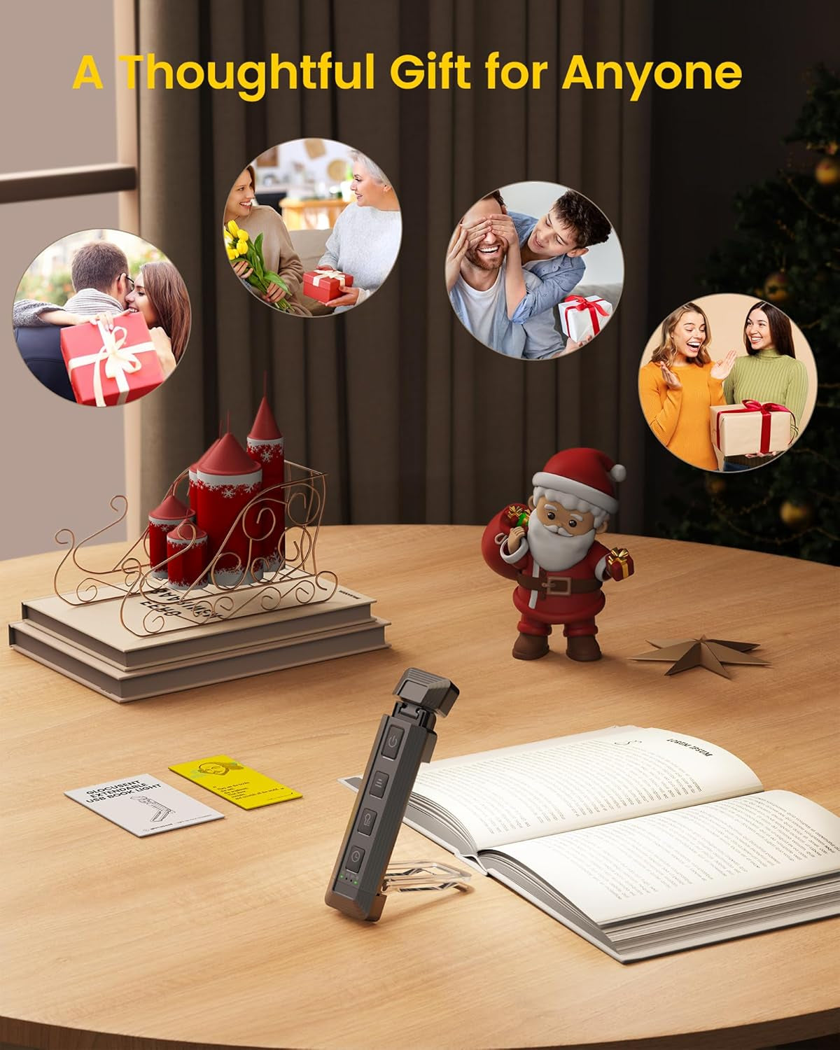 Extendable Book Lights for Reading at Night, 5 Enhanced Brightness & 3 Colors with Sleep Aid & Timers, Clip on USB Rechargeable Reading Light for Books in Bed, Ideal Book Lovers Gifts