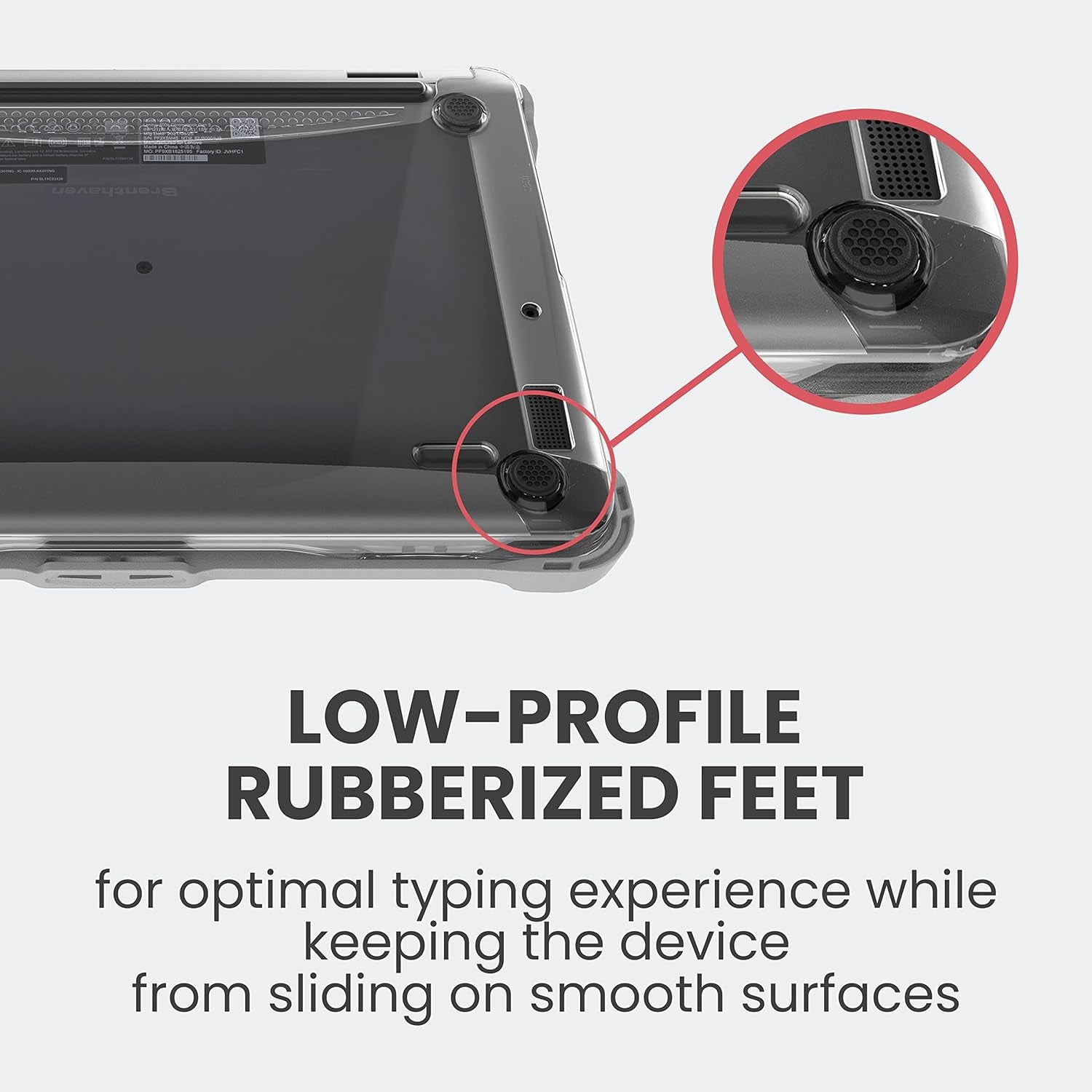 EXO Hard Shell Laptop Case ONLY Fits Dell 3110/3100 11 Inch Chromebook Clamshell- Protective Cover for Kids Devices in School and at Home, Office or Personal Use-Gray.