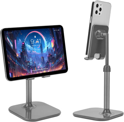 Cell Phone Stand, Phone Stand for Desk, Phone Holder Stand Compatible with Iphone and All Mobile Phones Tablet, Gifts for Adults Women Men Mom Wife, Pink